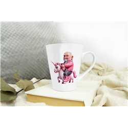 Short Latte Mug - Unicorn rider - 43