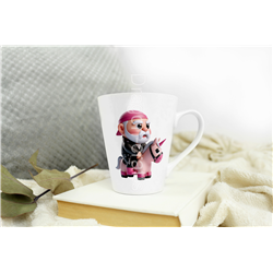 Short Latte Mug - Unicorn rider - 45