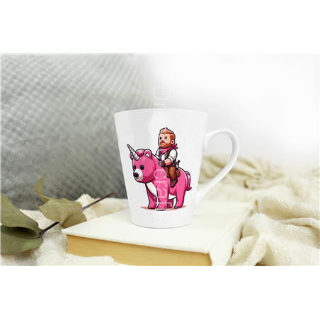 Short Latte Mug - Unicorn rider - 7