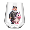 Stemless Wine Glass - Unicorn rider - 13