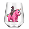 Stemless Wine Glass - Unicorn rider - 16