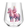Stemless Wine Glass - Unicorn rider - 18