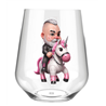 Stemless Wine Glass - Unicorn rider - 19