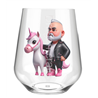 Stemless Wine Glass - Unicorn rider - 21