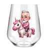 Stemless Wine Glass - Unicorn rider - 29