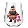 Stemless Wine Glass - Unicorn rider - 33