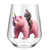 Stemless Wine Glass - Unicorn rider - 34