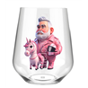 Stemless Wine Glass - Unicorn rider - 48