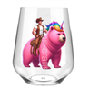 Stemless Wine Glass - Unicorn rider - 49