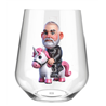 Stemless Wine Glass - Unicorn rider - 55