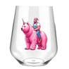Stemless Wine Glass - Unicorn rider - 64