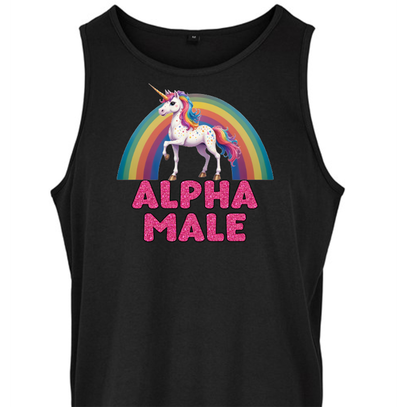 Tank Top - Unicorn Alpha Male 
