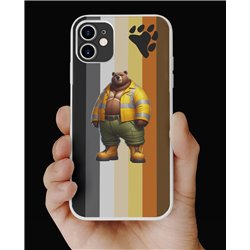 Phone Cover - Bear Flag - Construction 11