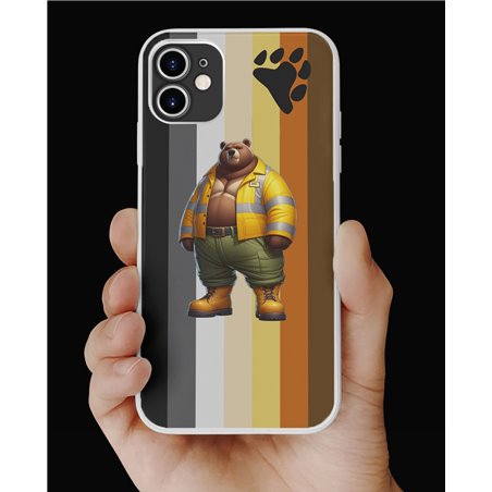 Phone Cover - Bear Flag - Construction 11