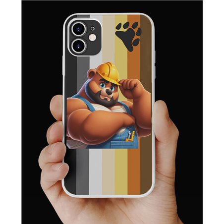 Phone Cover - Bear Flag - Construction 2