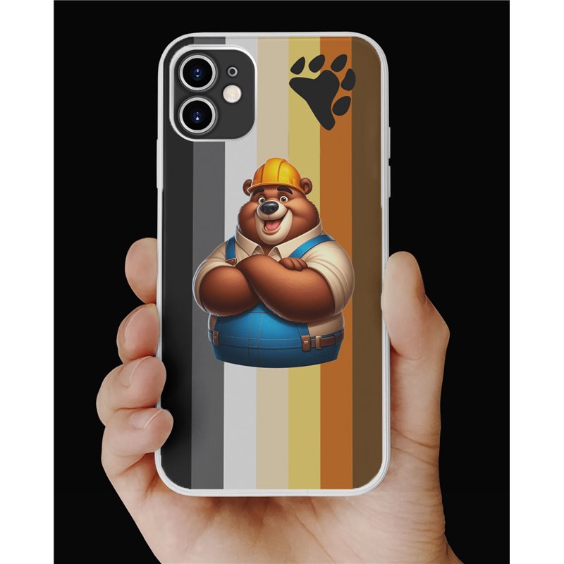 Phone Cover - Bear Flag - Construction 5 Phone Cover - Bear Flag - Construction 5