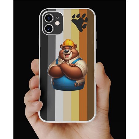 Phone Cover - Bear Flag - Construction 5