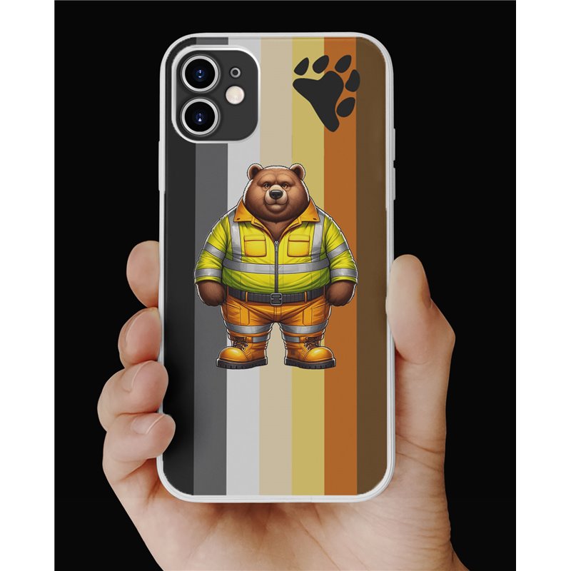 Phone Cover - Bear Flag - Construction 7 Phone Cover - Bear Flag - Construction 7