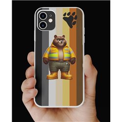 Phone Cover - Bear Flag - Construction 8