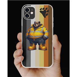 Phone Cover - Bear Flag - Construction 9