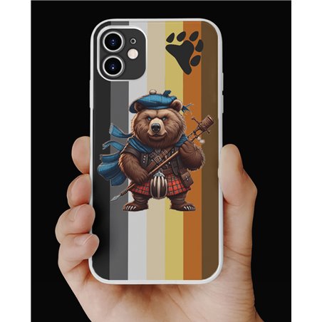 Phone Cover - Bear Flag - Kilted Bear - 11