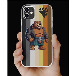 Phone Cover - Bear Flag - Kilted Bear - 16