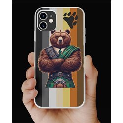 Phone Cover - Bear Flag - Kilted Bear - 18