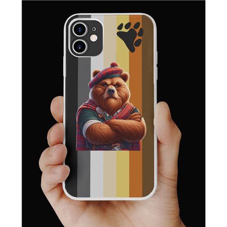 Phone Cover - Bear Flag - Kilted Bear - 20