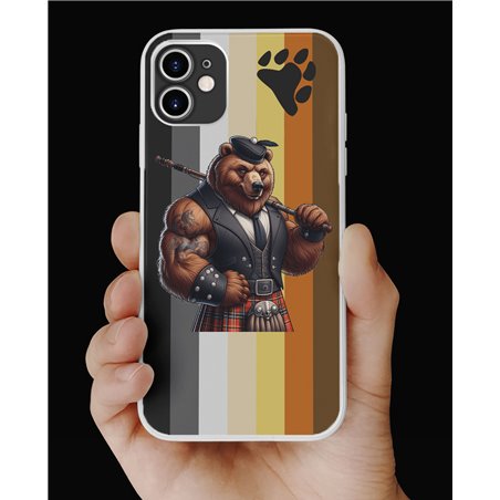 Phone Cover - Bear Flag - Kilted Bear - 24