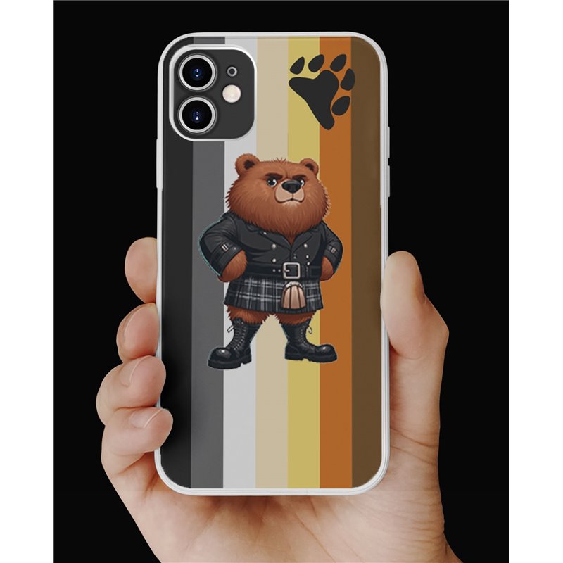 Phone Cover - Bear Flag - Kilted Bear - 26 Phone Cover - Bear Flag - Kilted Bear - 26