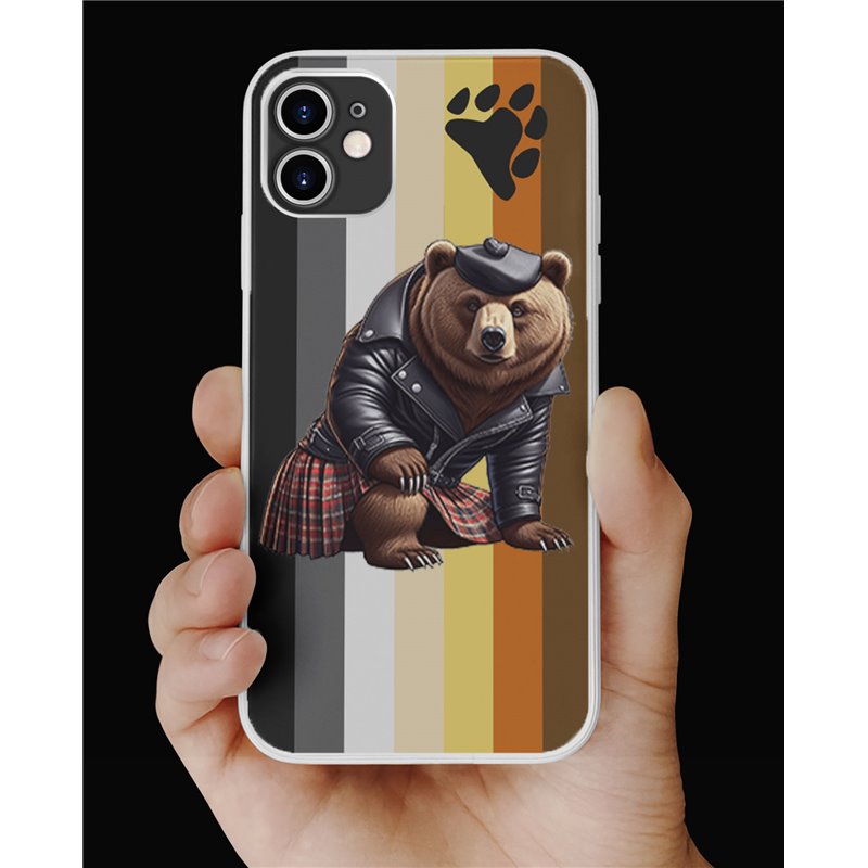 Phone Cover - Bear Flag - Kilted Bear - 27