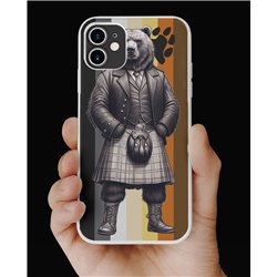 Phone Cover - Bear Flag - Kilted Bear - 3