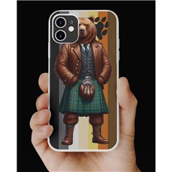 Phone Cover - Bear Flag - Kilted Bear - 4