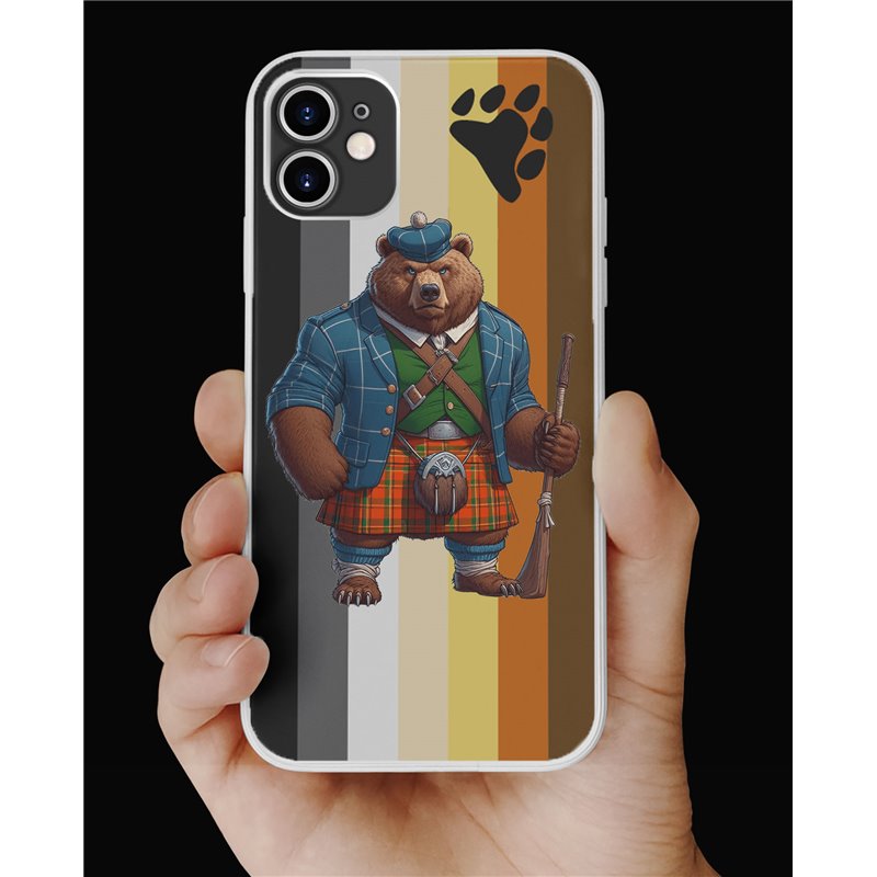 Phone Cover - Bear Flag - Kilted Bear - 5 Phone Cover - Bear Flag - Kilted Bear - 5