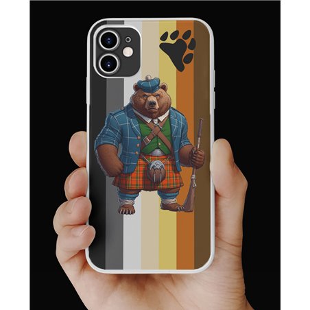 Phone Cover - Bear Flag - Kilted Bear - 5
