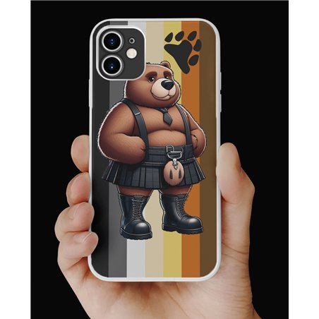 Phone Cover - Bear Flag - Kilted Bear - 7