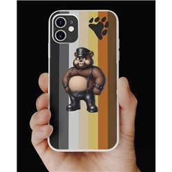 Phone Cover - Bear Flag - Leather 10