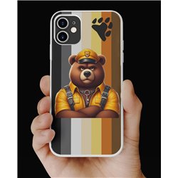 Phone Cover - Bear Flag - Leather 13