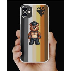 Phone Cover - Bear Flag - Leather 15