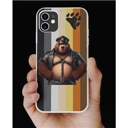 Phone Cover - Bear Flag - Leather 17