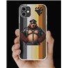 Phone Cover - Bear Flag - Leather 17