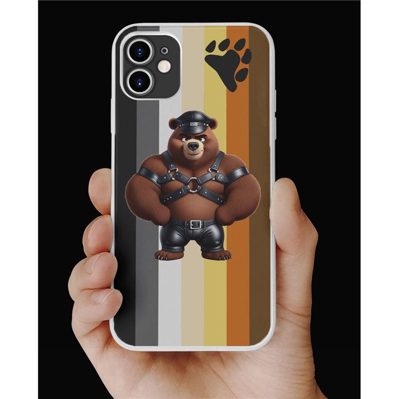 Phone Cover - Bear Flag - Leather 18 Phone Cover - Bear Flag - Leather 18