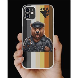 Phone Cover - Bear Flag - Leather 20