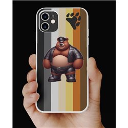 Phone Cover - Bear Flag - Leather 22