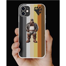 Phone Cover - Bear Flag - Leather 24