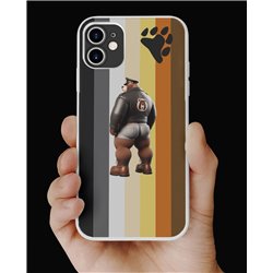 Phone Cover - Bear Flag - Leather 25