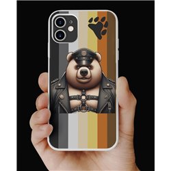 Phone Cover - Bear Flag - Leather 26