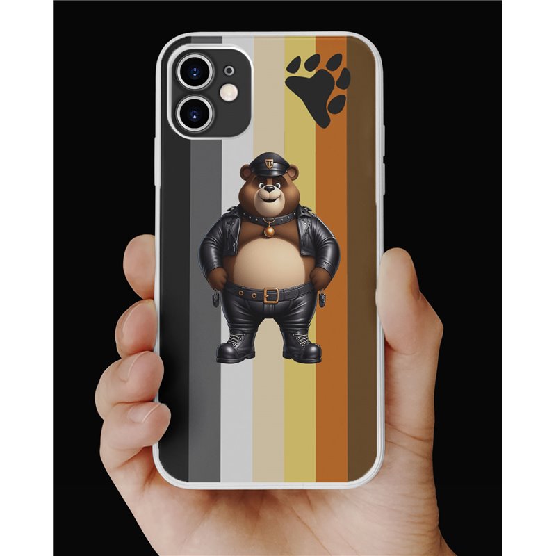 Phone Cover - Bear Flag - Leather 28