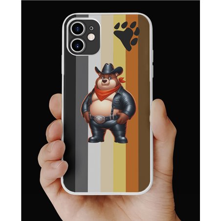 Phone Cover - Bear Flag - Leather 31