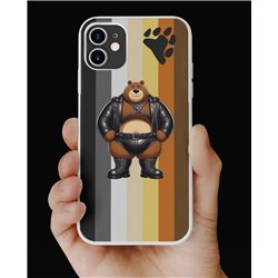 Phone Cover - Bear Flag - Leather 32